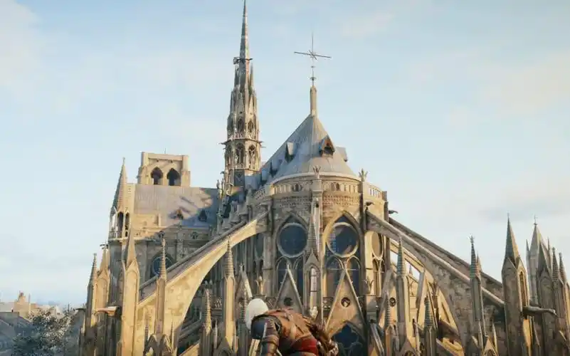 灾后最高画质回顾《刺客信条:大革命》中的法国巴黎圣母院