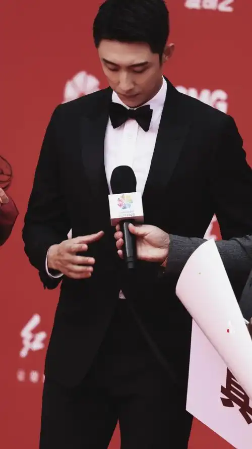北京国际电影节##黄景瑜北影节黑西装造型##黄景瑜检察风云
