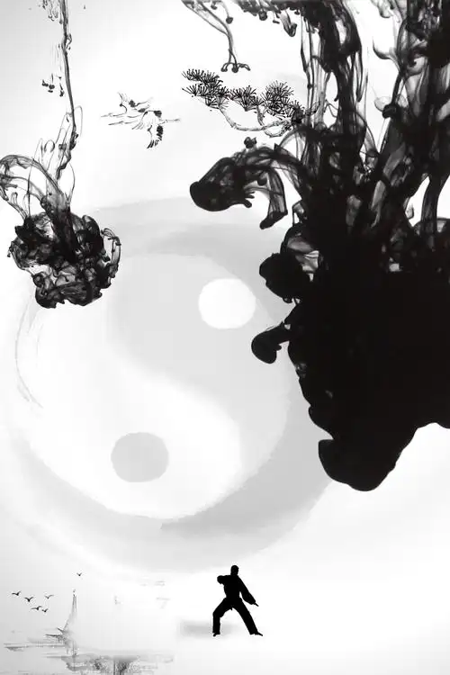 太极海报背景素材