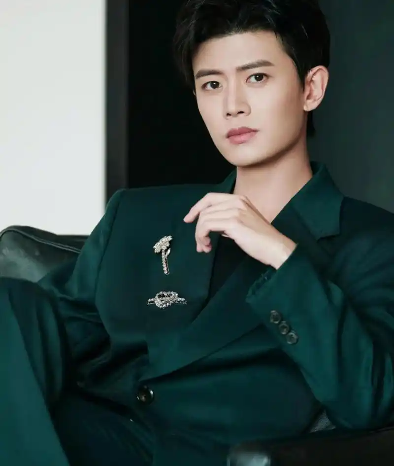 任嘉伦的西装造型令人惊艳,清新俊逸,容颜绝美,举手投足间散发着迷人