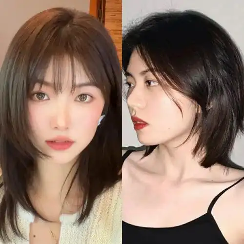 圆脸适合刘海吗(圆脸女生适合什么发型)-图11