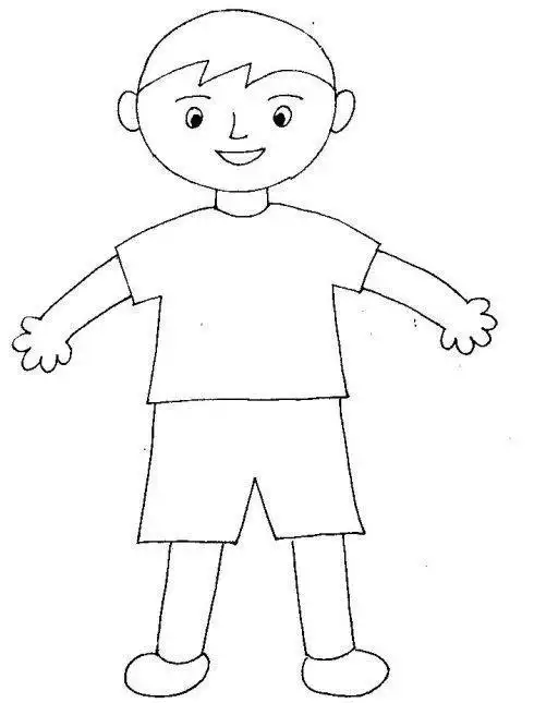 简单人物爬简笔画