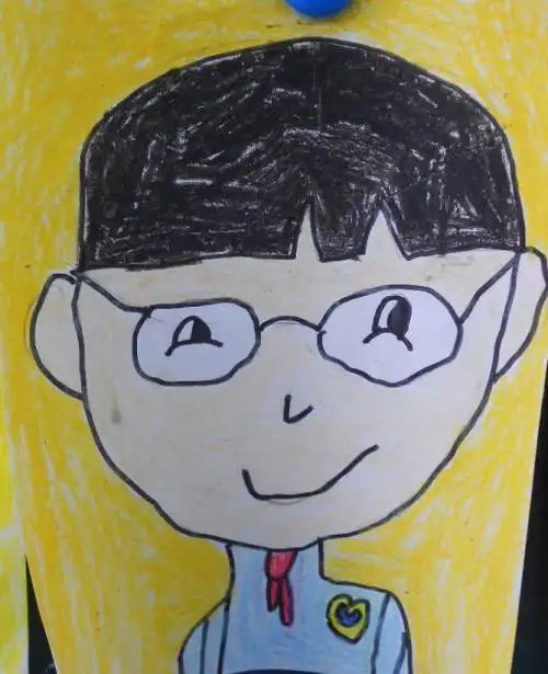 画一幅儿童肖像手抄报 儿童手抄报