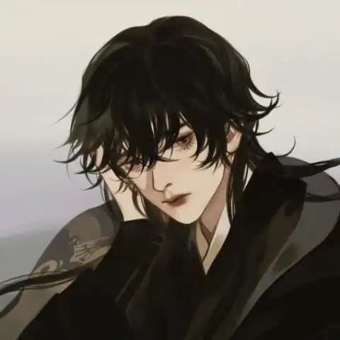 山似玉玉如君相看一笑温古风头像