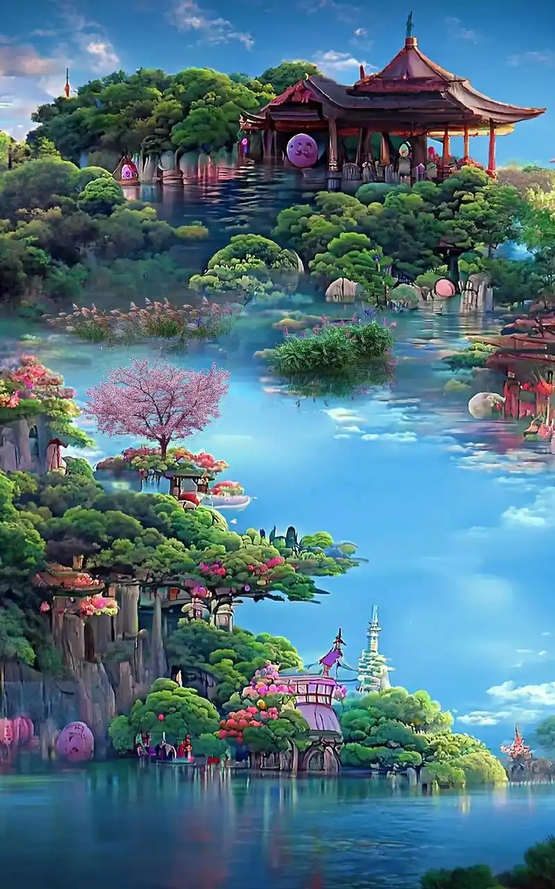 "每个女孩心中都有一处唯美的仙境,雾里看花,梦里寻它,此境界 - 抖音