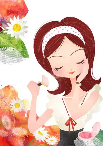 快乐生活 美容 化妆 女孩 图10 粉底