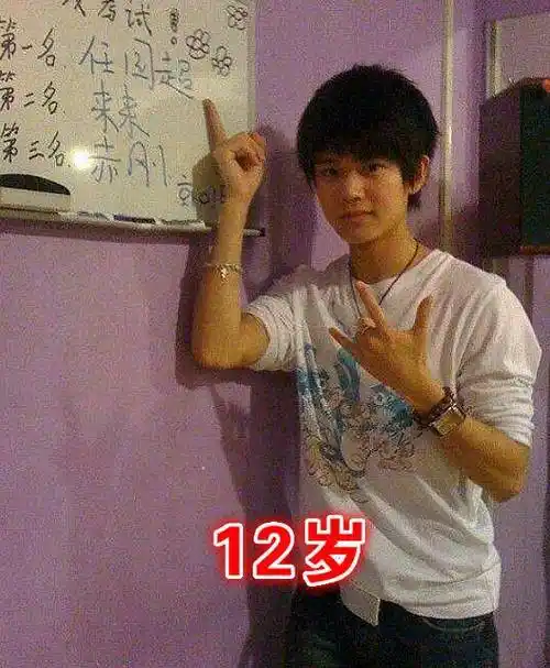 这是任嘉伦8岁时候的照片,当然此时的任嘉伦是比较清秀的,并且眼睛也