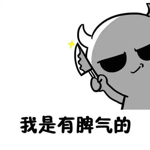 你记住我也是有脾气的