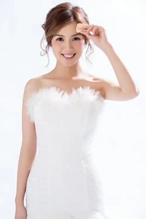 陈怡大片做清新美妆新娘(3) #采集大赛