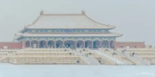 飞雪太和殿#分享你拍过的最美雪景##雪休