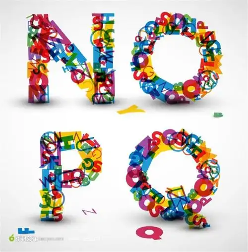 创意字母设计矢量素材