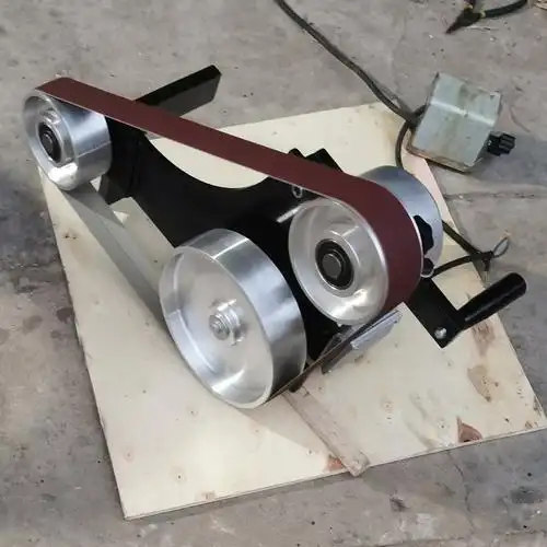 圆管拉丝机砂带打磨机胶辊外圆抛光机打磨机