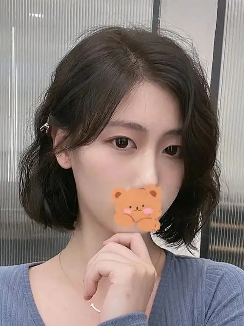 短发这样烫真的好好看啊8215显脸小又显发量