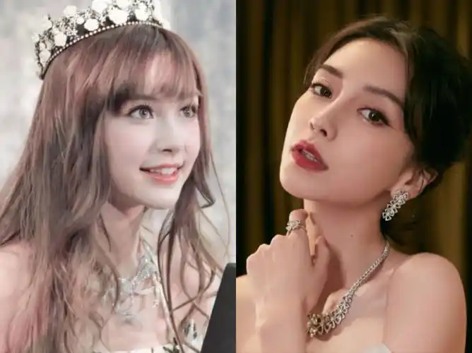 baby早期日系妆容和现在对比