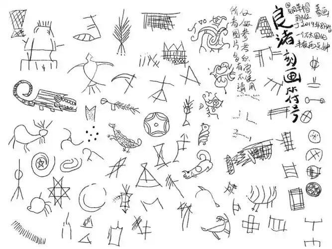 良渚文化·刻画符号摹画