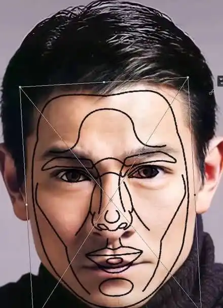 当华仔拥有黄金比例的脸,修完像谁?