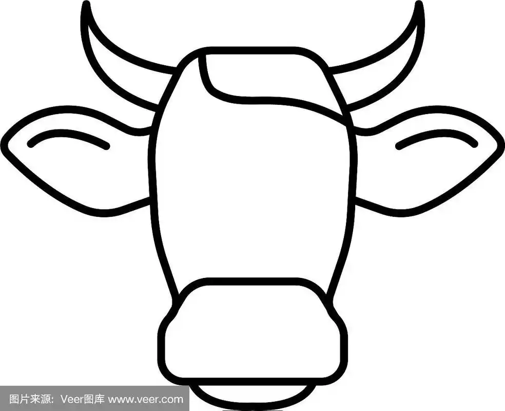 牛头角图标轮廓风格