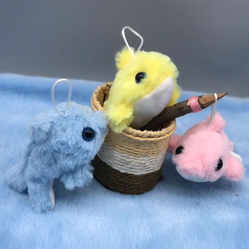 13cm小海豚钥匙扣可爱包包小挂饰车钥匙扣书包汽车卡通娃娃公仔