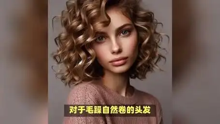 头发毛躁自然卷适合什么发型