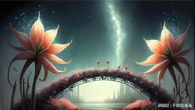 奈何桥彼岸花这些词探索ai绘图技术图片