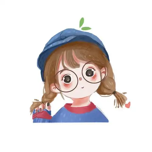 可爱蜡笔风真人照片转手绘卡通情侣头像人物形象漫画定制