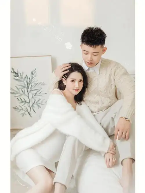 孕妇照冬日里的暖阳07