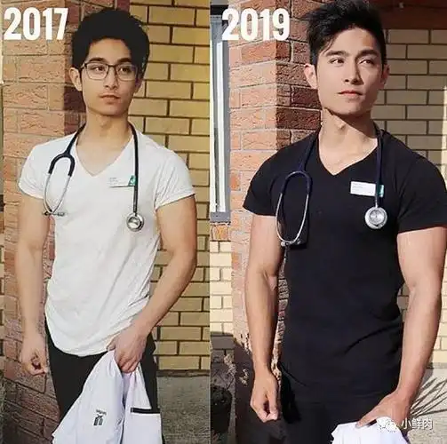 看了这些网红肌肉男的蜕变,健身后颜值变化这么大?