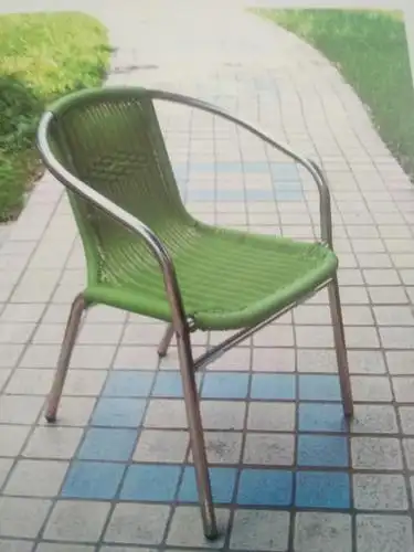 【全铁】户外野营烧烤休闲椅餐椅庭院花园铁艺椅子铁网躺椅靠背椅