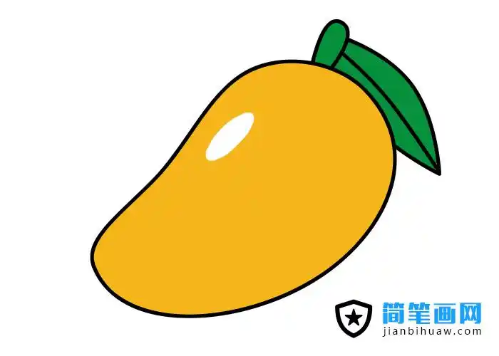 芒果简笔画图片