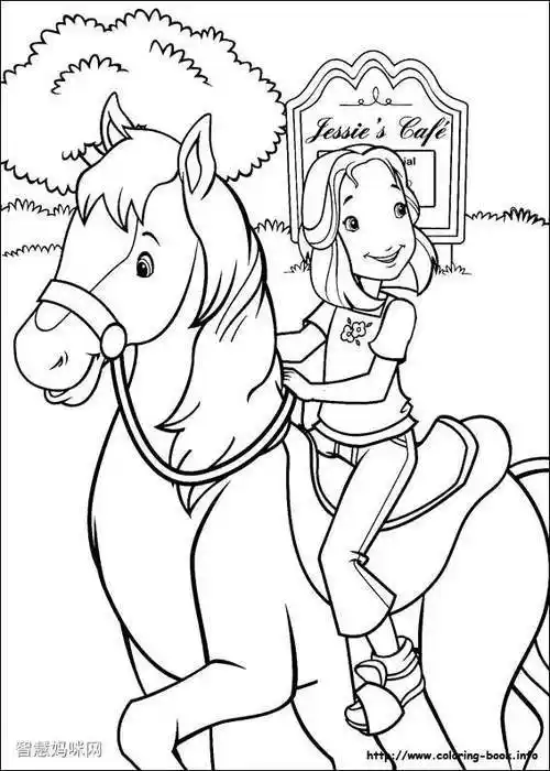 怎么画骑马简笔画视频教程