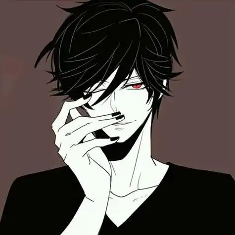 动漫霸气头像男生超酷 帅气黑衣 - 海绵宝宝卡通头像!