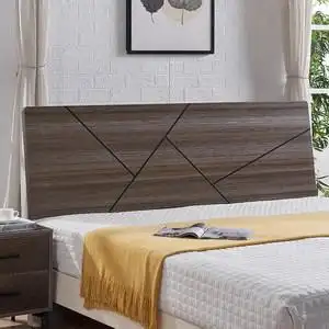 8米双人现代现代简约经济型免漆实木落地床靠背板秀晰实木床头靠背