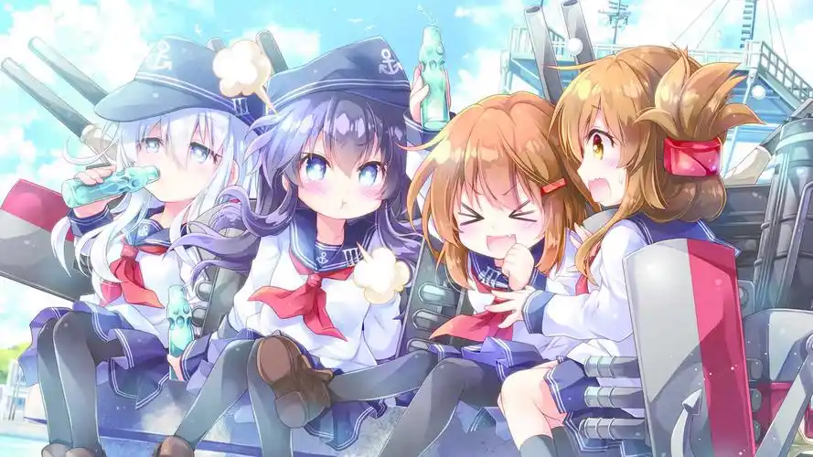 唯美二次元卡通美女粉色唯美高清壁纸