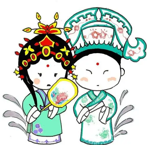 京剧演员的简笔画怎么画京剧演员的简笔画画法