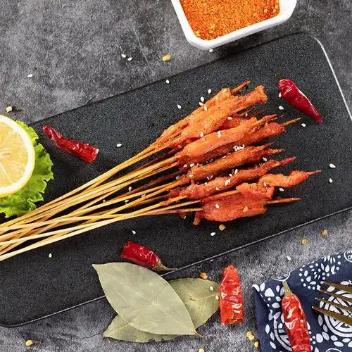 游牧御品鸡肉小串120g户外烧烤半成品食材加热生鸡肉