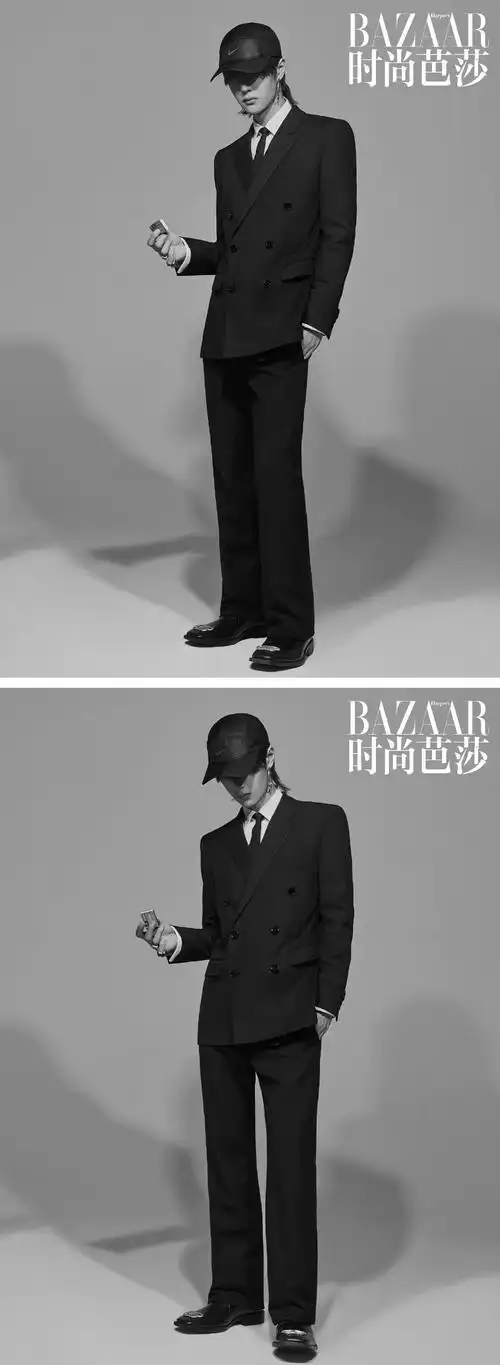 王一博《时尚芭莎》a面画报全图公开 有匪君子照世如珠