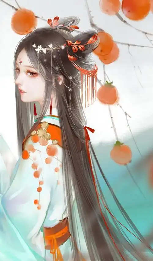 唯美古风人物插画作品