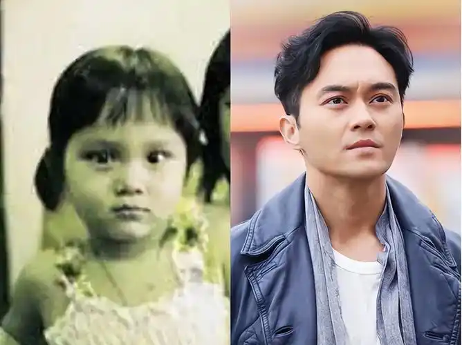 29 郭富城郭富城的这张照片颇有年代感,小时候的他总是眉头紧锁,看