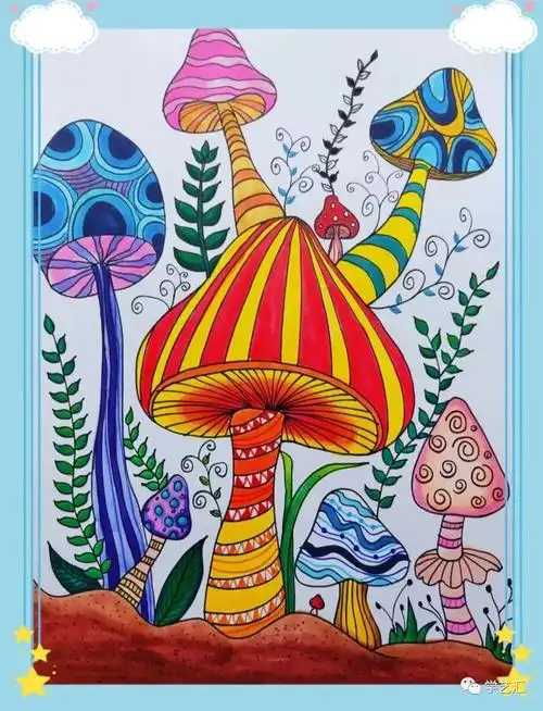 好美的创意儿童画作品,创意感爆棚