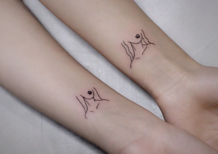 2020情侣纹身图案大全寓意比较好的情侣纹身图案设计3