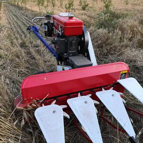 高杆芝麻胡麻收割机操作演示保养