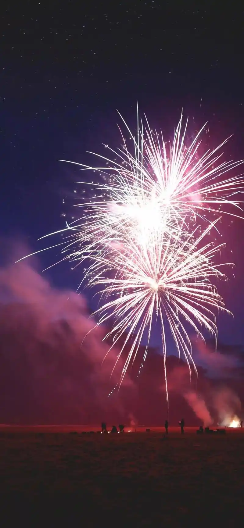 全面屏壁纸高清唯美烟花夜景壁纸精选