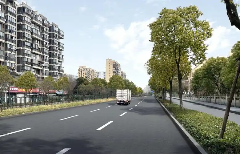 杭玻街详情:修缮路段总计1422米,路宽20米,沥青面积涉及道路沥青路面