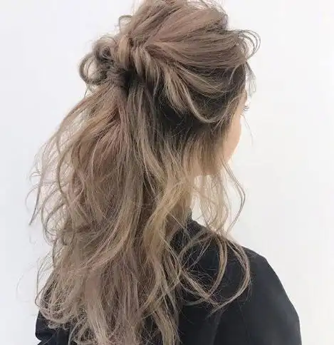 气质半扎发型图鉴这么扎头发让你美得像仙女