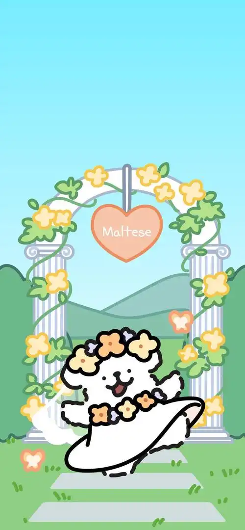 可爱线条小狗壁纸 .ᐟ‪.ᐟ__财经头条