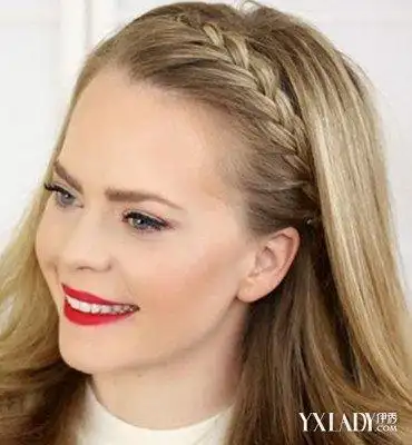 简单编发散发发型 10款不同的发型让你拥有清新森女气息