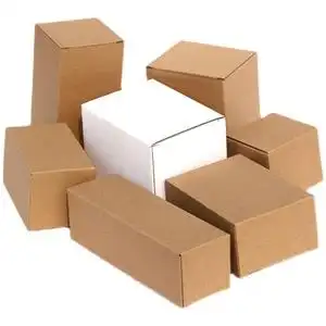 原色通用牛皮瓦楞盒 三层e坑瓦楞纸盒空白牛皮盒 电子配件包装盒