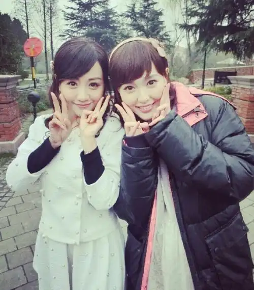 唐嫣和杨蓉的合照