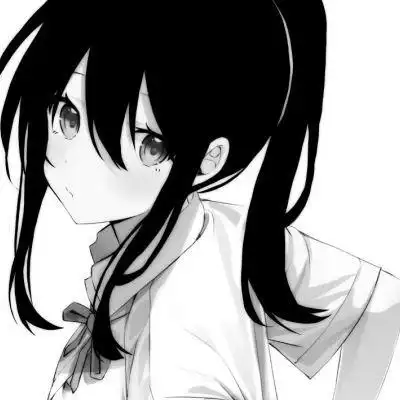 女头像ins高级质感黑白动漫