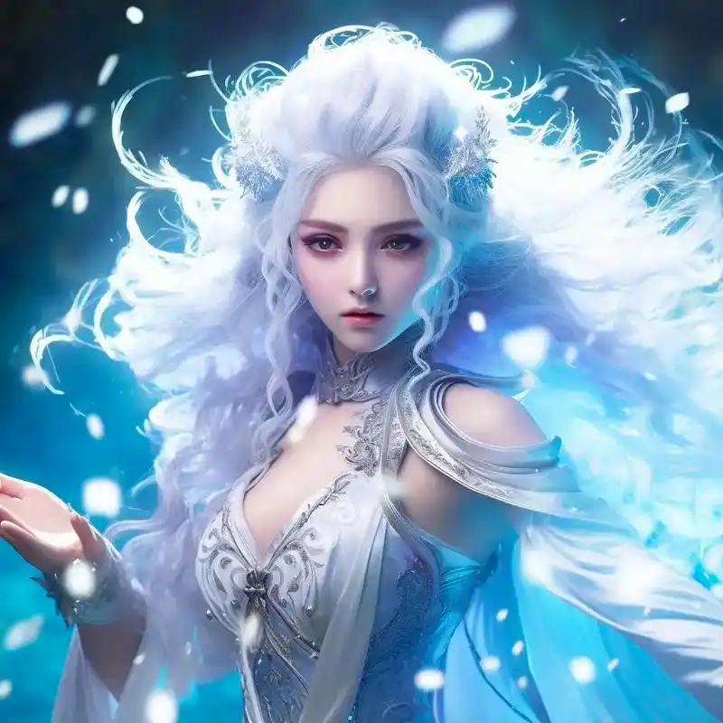 银发女王 #动漫少女 #古风美女 #每日一图 #魔法照片 - 抖音